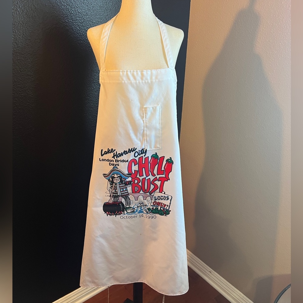 Vintage 1990 Lake Havasu City Chili Cook Off apron! RARE